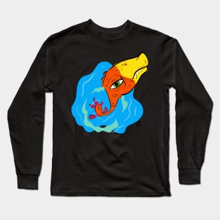 Dino selfie Long Sleeve T-Shirt